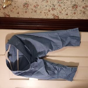 INC capris.  Lovely light denim shade. Cotton.